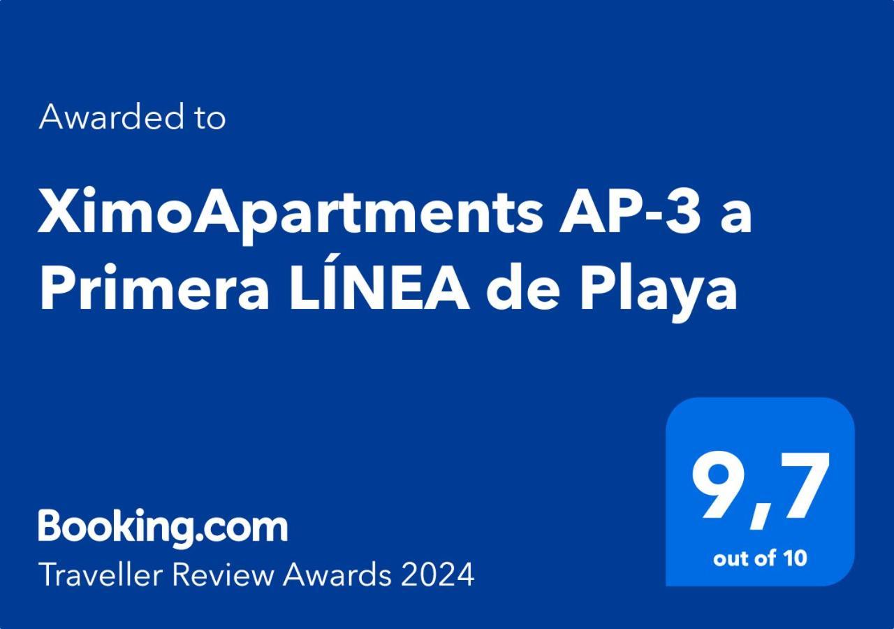 Ap-3 Ximoapartments A Primera Linea Playa & Chimenea Oliva Exterior foto
